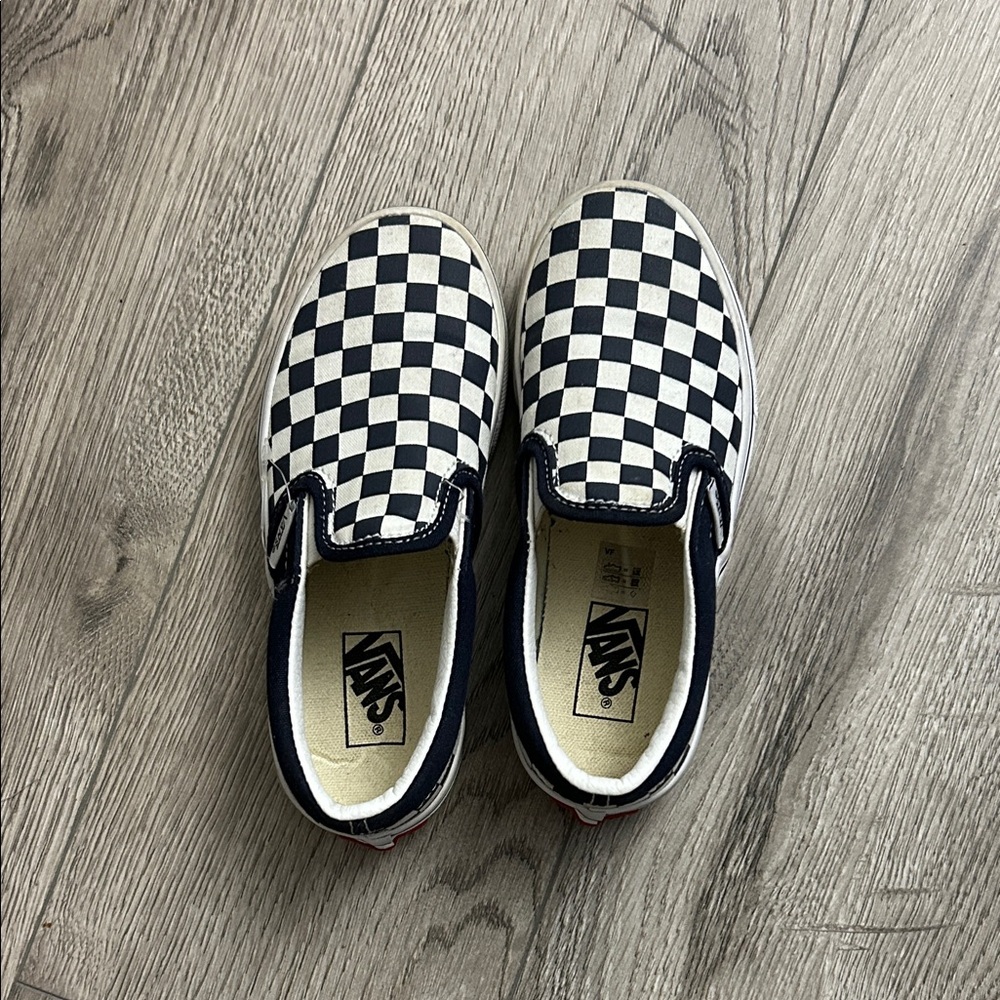 Vans Kids Checkered Slip-On Sneakers